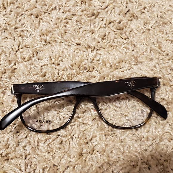 Prada Tortoiseshell VPR 12T Brand New Eyeglasses - Picture 2 of 2